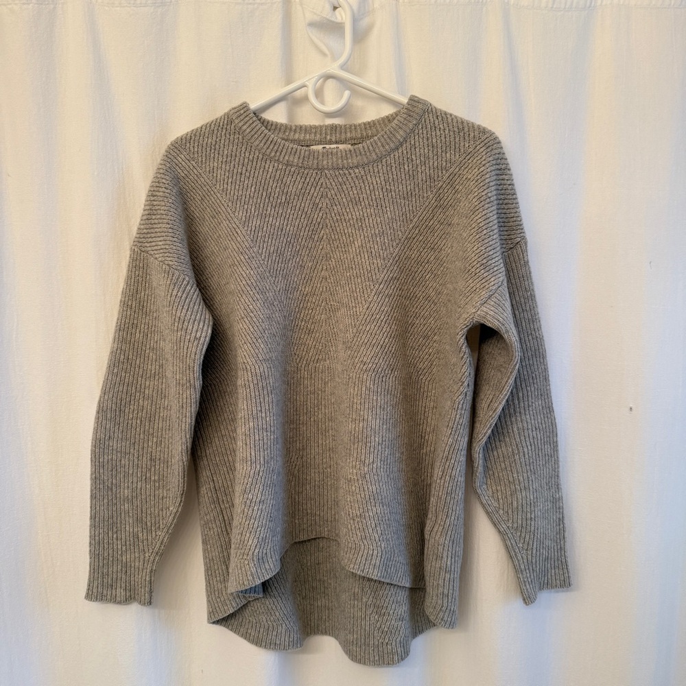 Madewell Moderne Gray Wool Sweater